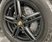 Porsche wheel close-up