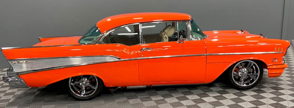 Orange Chevrolet Bel Air With PPF Installed At Our Shop Near Tempe