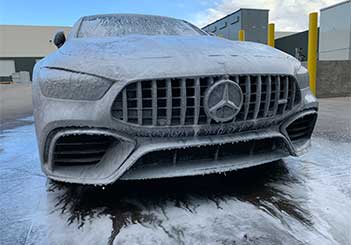 Foam Detailing On A Mercedes AMG GT At AZ Auto Aesthetics