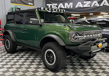 Green Ford Bronco And F150 Raptor Car Detailing Services At AZ Auto Aesthetics