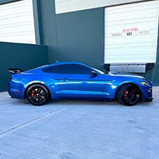Reflection Package On Blue Ford Shelby GT500