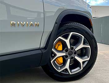 Powder Coat For Wheels And Rims For Rivian Cars