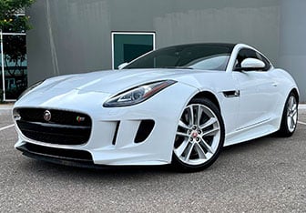 Paint Correction, Protection Restyling On White 2019 Jaguar F-TYPE R