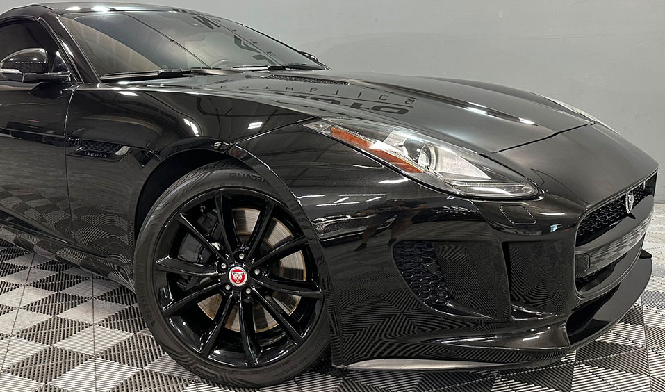 Luxury Black Jaguar XE Serviced By Our Car Detailing Experts