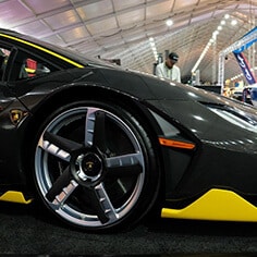 Aftermarket Car Detailing On Black Lamborghini Centenario At AZ Auto Aesthetics
