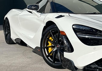 Paint Correction, Protection And Restyling On White McLaren 720S In Arizona
