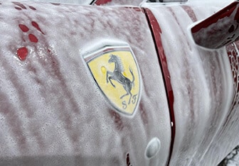 We Effectively Remove Stains And Hard Water Marks From All Ferrari Models