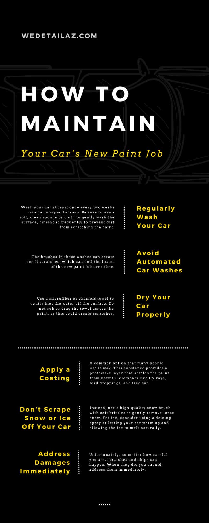 How To Maintain Your Car’s New Paint Job 