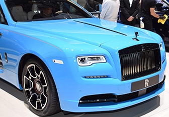 Light Blue Rolls-Royce Wraith After Our Stain And Hard Water Removal Services
