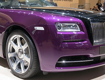 Rolls-Royce Wraith With Top-Quality Vinyl Wrapping