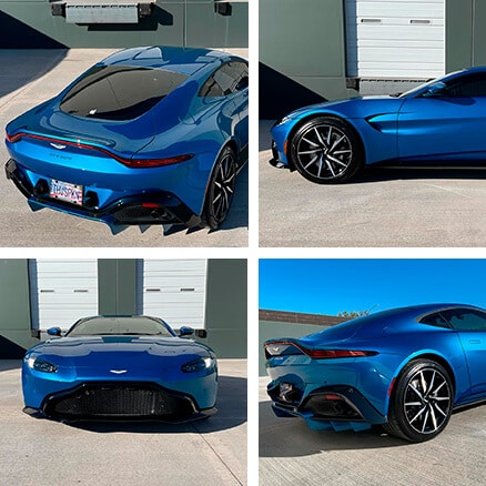 Ion Blue 2019 Aston Martin Vantage With Ceramic Coating At AZ Auto Aesthetics