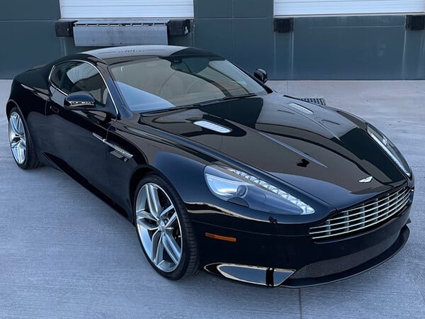 Arizona’s Best-Rated Car Detailing Services On A Black 2012 Aston Martin Virage