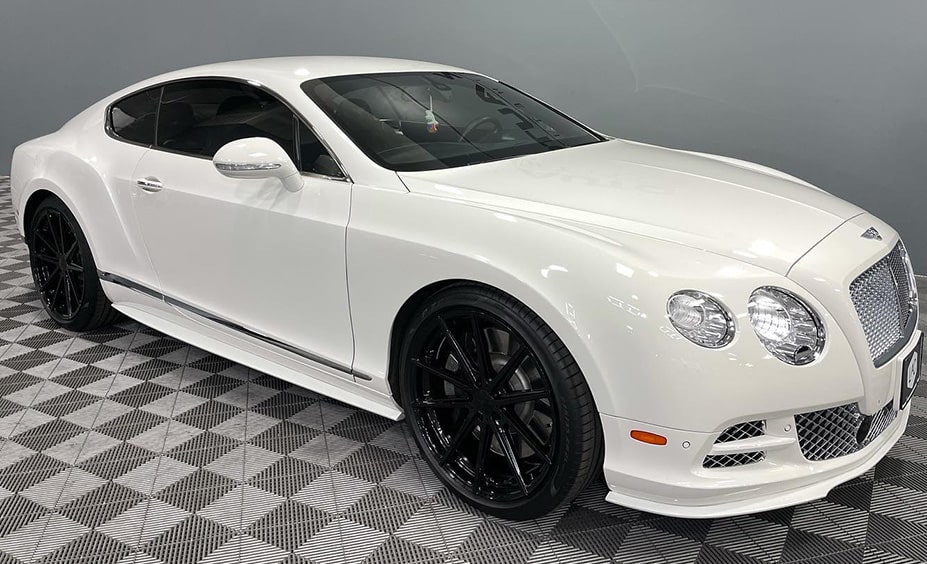 White 2015 Bentley Continental GT V8 In AZ Auto Aesthetics' Workshop