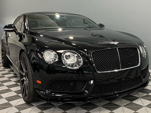 Reliable Car Detailing Services On Black 2013 Bentley Continental GT