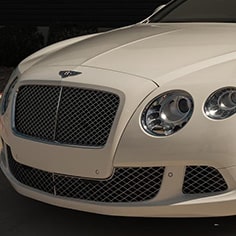 Beige Bentley Continental With Ceramic Coating And Protection Film