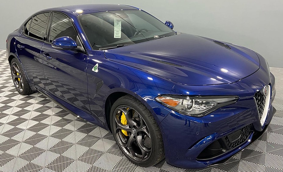 Alfa Romeo Giulia Quadrifoglio in Our Mesa Automotive Detail Shop