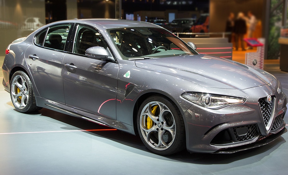 Alfa Romeo Giulia Quadrifoglio with ceramic coating and paint correction