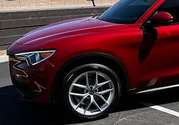 2018 Alfa Romeo Stelvio Sport at Our Car Detail Shop in Mesa, AZ