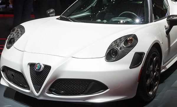 Alfa Romeo 4C Spider with Leather Conditioning at our Auto Detail Shop in Mesa, AZ