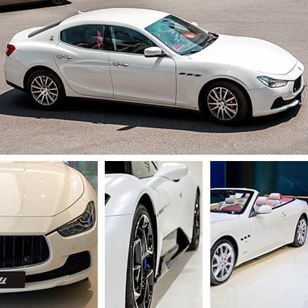 Luxury Maserati Detailing With Close-Ups Of Key Features And Sleek Exterior