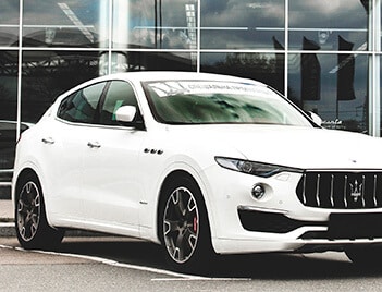 White Maserati SUV With Expert Wheel And Tire Detailing Services in Arizona