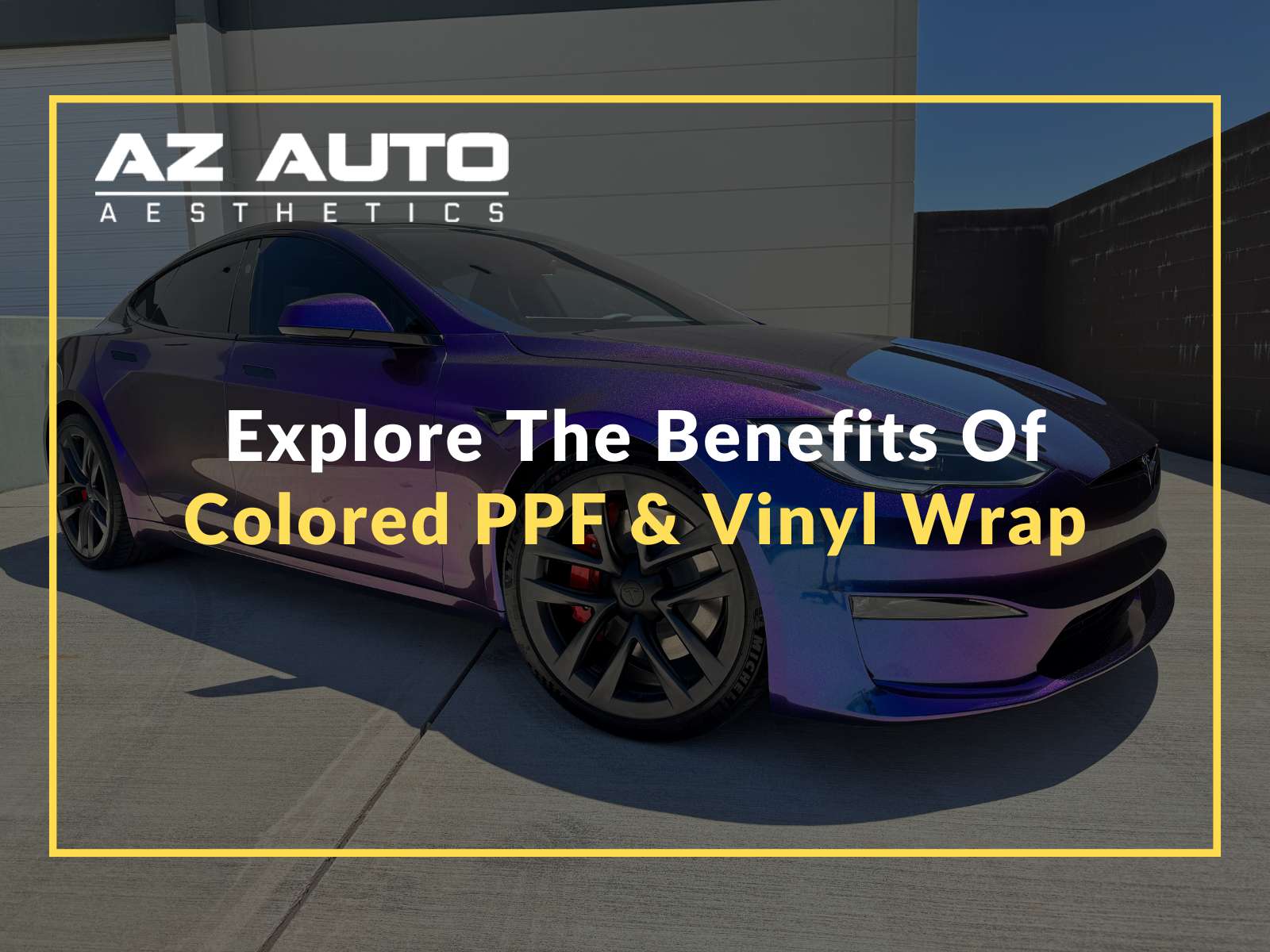 Explore The Benefits Of Colored PPF & Vinyl Wrap