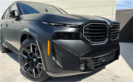 explore-our-unique-color-palette Installation of Black PPF on Dodge Challenger in our Arizona Car Detailing Shop