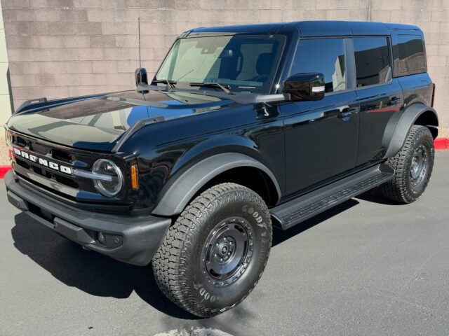 ⛰️Adventure Tough. XPEL Protected.🛡️

This Bronco underwent our Full-Front Paint Protection Film coverage option using @xpel Ultimate Plus, covering the bumper, hood, fenders, headlights, and mirrors. These high-impact zones are now fully shielded from rock chips, sand rash, brush, and daily wear — all while maintaining a deep, glossy, factory-fresh finish.

Whether it’s pavement or trail dust, this Bronco is now prepared to handle it! 

Looking to protect your vehicle against the Arizona Roads?

📞📲 Call or DM us today to setup your appointment!📞📲

Az Auto Aesthetics
7613 E Ray Rd #114, Mesa, AZ 85212
Open: M–F 8:30–6 PM | Sat 9–2 PM
https://wedetailaz.com
📞 (480) 241-9324

#xpelppf #ppffilm #ppfinstallation #xpel #fordbronco #fordtough