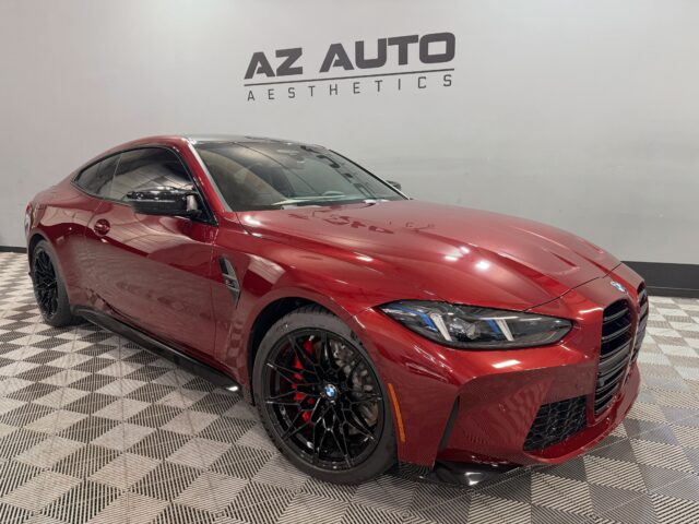 🛡️M Performance with Track-Ready Protection🏎️

This 2027 BMW M4 Competition underwent our Full-Front + Track-Pack Coverage Option of @xpel Ultimate Plus Paint Protection Film, protecting the front end and additional high-impact areas from rock chips, road debris, and tire throw.

With the M4 Competition’s aggressive bodywork and track-focused performance, extending protection beyond the traditional front end makes sense. Our Track-Pack coverage helps defend the areas most vulnerable during spirited driving, keeping the factory finish protected without compromising its appearance.

Whether it’s carving through canyon roads, hitting the track, or simply enjoying the daily commute, this M4 is equipped to handle the miles ahead.

📞📲 Call or DM us today to book your Paint Protection Film install!

Az Auto Aesthetics
7613 E Ray Rd #114, Mesa, AZ 85212
Open: M–F 8:30–6 PM | Sat 9–2 PM
https://wedetailaz.com
📞 (480) 241-9324