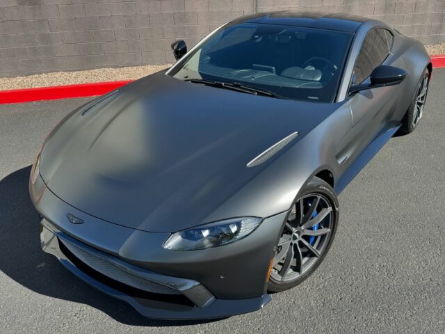🥷 Stealth Vantage 🇬🇧

This @astonmartin Vantage underwent our Full Coverage option of @xpel “stealth” Paint Protection Film. This Film coverage protects against Rock-Chips and Scratches where it’s needed most. Adding a touch of style the customer opted for all the trim pieces to be covered with gloss black XPEL PPF. 

Looking for similar protection on your vehicle?

📞📲Call or DM us today to book your appointment!📞📲

Az Auto Aesthetics 
7613 E Ray Rd #114, Mesa, AZ
85212
Open:
M-F 8:30 to 6 pm 
Sat 9 to 2 pm 
https://wedetailaz.com
📞(480) 241-9324

#astonmartin #vantage #xpelultimateplus #xpelstealth