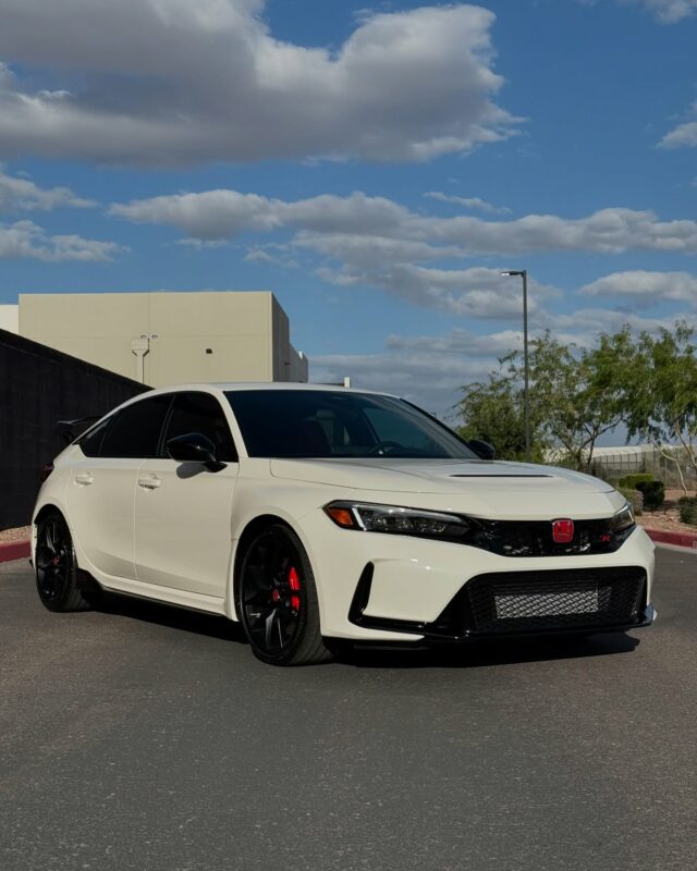 🇯🇵 Track Ready 🇯🇵

This 2025 @honda Civic Type R underwent our paint correction and ceramic coating. Starting with a chemical pre-rinse to decontaminate the painted surface. Next we clay bar the paint for an exfoliation treatment. Our team then wraps up the correction with a mild cut compound providing a color refining polish for a combined ~60% defect removal and ~100% gloss enhancement. The last step is a @feynlab ceramic ultra base coat applied to all body panels, plastic and painted trim backed by a 5-year warranty.

This customer also opted for our Full-Frontal Coverage option of @xpel Ultimate Plus .10mm Paint Protection Film. This Film coverage protects against Rock-Chips and Scratches where it’s needed most. 

Looking to add similar protection to your vehicle?

Call or DM us today to book your Ceramic Coating and Paint Protection Film Appointment!

Az Auto Aesthetics 
7613 E Ray Rd #114, Mesa, AZ
85212
Open:
M-F 8:30 to 6 pm 
Sat 9 to 2 pm 
https://wedetailaz.com
📞(480) 241-9324

#honda #typer #feynlab #xpelultimateplus