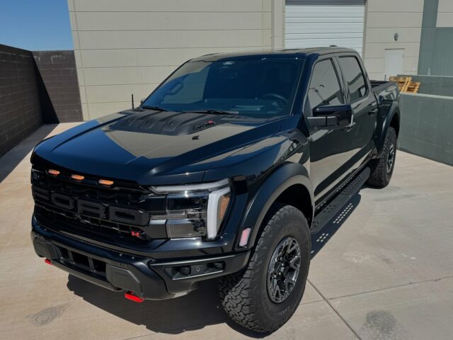 🛡️Protected for the roads ahead 🏔️
This @ford Raptor R underwent our Full-Frontal Coverage option of @xpel Ultimate Plus .10mm Paint Protection Film. This Film coverage protects against Rock-Chips and Scratches where it’s needed most.
Adding a touch of style this customer also opted for our @xpel prime XR plus series nano-ceramic windshield & window tint. Providing 99% improvement over bare factory glass in heat rejection. Also 99% effective in blocking UV rays from entering cabin. Lifetime warranty against discoloring, fading and peeling.
Our team then sealed this Raptor R up with a Hydrophobic Ceramic Top-Coat granting extra protection against UV-Rays, Dirt, and other Hazardous Elements!
Looking to add similar UV & Paint protection to your vehicle?
Call or DM us today to book your UV and Paint protection Appointment!
Az Auto Aesthetics
7613 E Ray Rd #114, Mesa, AZ
85212
Open:
M-F 8:30 to 6 pm
Sat 9 to 2 pm
https://wedetailaz.com
📞(480) 241-9324
#ford #xpelultimateplus #windowtint #raptor