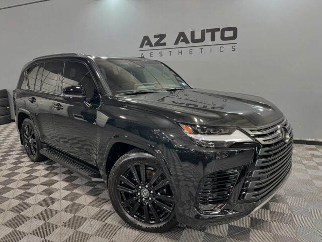 🛡️ Shielded & Locked In 🔒

This 2025 @lexususa LX700 underwent our paint correction and ceramic coating. Starting with a chemical pre-rinse to decontaminate the painted surface. Next we clay bar the paint for an exfoliation treatment. Our team then wraps up the correction with a mild cut compound providing a color refining polish for a combined ~60% defect removal and ~100% gloss enhancement. The last step is a @feynlab ceramic ultra base coat applied to all body panels, plastic and painted trim backed by a 5-year warranty.

This customer also opted our Full-Front + Highway Pack Coverage Option of @xpel Ultimate Plus Paint Protection Film. Our Highway Pack Coverage Option offers additional protection on the roofline, pillars, lower door rockers, rock guard, and rear splash guard. 

Looking to add similar protection to your vehicle?

Call or DM us today to book your ceramic coating & paint protection film appointment!

Az Auto Aesthetics 
7613 E Ray Rd #114, Mesa, AZ
85212
Open:
M-F 8:30 to 6 pm 
Sat 9 to 2 pm 
https://wedetailaz.com
📞(480) 241-9324

#lexus #lx700 #xpelultimateplus #feynlab