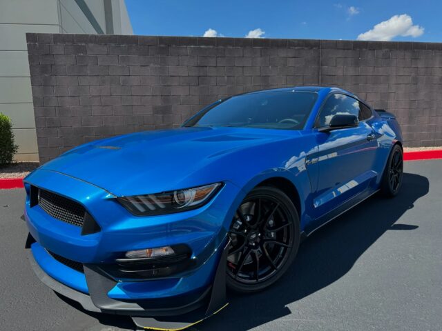🛡️ Wrapped for War Built to Roar 🐎

This @ford Shelby GT350 underwent our Full Coverage option of @xpel Ultimate Plus .10mm Paint Protection Film. This Film coverage protects against Rock-Chips and Scratches where it’s needed most.

Adding a touch of style this customer also opted for our @xpel prime XR plus series nano-ceramic windshield & window tint. Providing 99% improvement over bare factory glass in heat rejection. Also 99% effective in blocking UV rays from entering cabin. Lifetime warranty against discoloring, fading and peeling. 

Our team then sealed this Shelby up with a Hydrophobic Ceramic Top-Coat granting extra protection against UV-Rays, Dirt, and other Hazardous Elements! 

Looking to add similar protection to your vehicle?

Call or DM us today to book your UV & paint protection film appointment!

Az Auto Aesthetics 
7613 E Ray Rd #114, Mesa, AZ
85212
Open:
M-F 8:30 to 6 pm 
Sat 9 to 2 pm 
https://wedetailaz.com
📞(480) 241-9324

#ford #shelbygt350 #xpelultimateplus #windowtint #hydrophobiccoating
