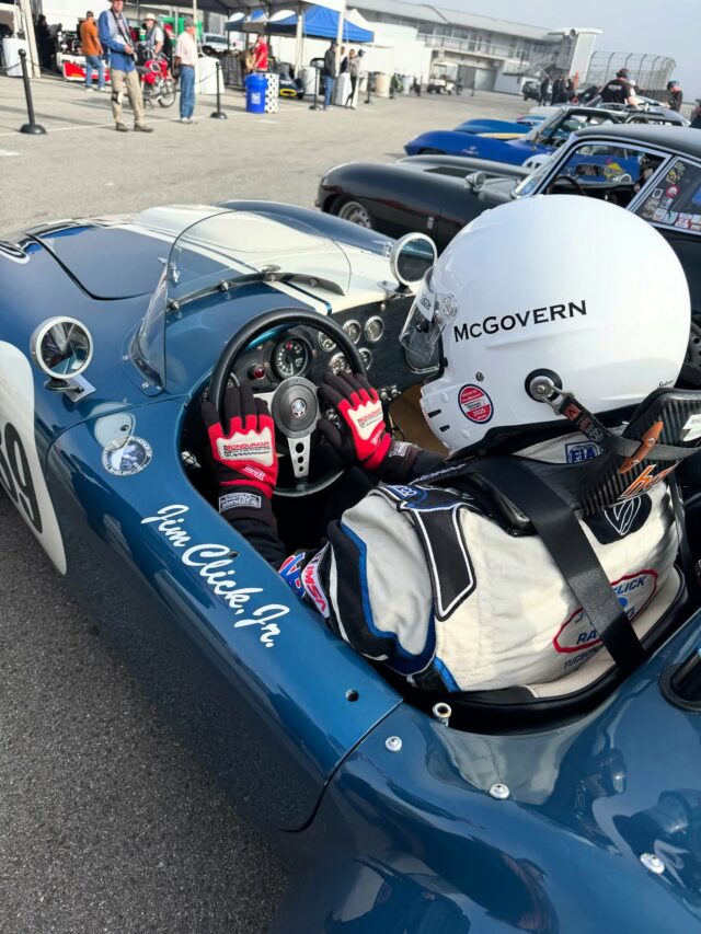 For all of our friends and track day clients - our own @chiefmcgov takes 1st place in the Jim Click Racing Cobra at Laguna Seca this weekend! Congrats “Mikey”, and we will be there next weekend to watch you do it again!