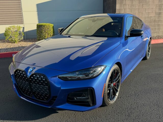 🛡️Invisible Armor & German Precision🛡️

This 2023 BMW 430 received XPEL Ultimate Plus Paint Protection Film across the hood and front bumper, delivering an invisible shield against rock chips, road debris, and everyday wear.

Engineered for clarity and durability, XPEL Ultimate Plus preserves the factory finish while maintaining that unmistakable BMW gloss and depth.

Looking to protect your vehicle?

📞📲 Call or DM our team today to learn more about our coverage options!📞📲

Az Auto Aesthetics
7613 E Ray Rd #114, Mesa, AZ 85212
Open: M–F 8:30–6 PM | Sat 9–2 PM
https://wedetailaz.com
📞 (480) 241-9324

#xpel #ppf #paintprotectionfilm #bmw #bmw430i #xpelultimateplus