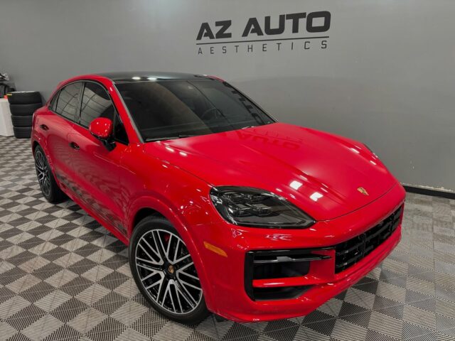 🛡️Armor meets Elegance 🇩🇪

This 2025 @porsche Cayenne GTS underwent our paint correction and ceramic coating. Starting with a chemical pre-rinse to decontaminate the painted surface. Next we clay bar the paint for an exfoliation treatment. Our team then wraps up the correction with a mild cut compound providing a color refining polish for a combined ~60% defect removal and ~100% gloss enhancement. The last step is a @feynlab ceramic ultra base coat applied to all body panels, plastic and painted trim backed by a 5-year warranty.

This customer also opted our Full-Front + Track Pack Coverage Option of @xpel Ultimate Plus Paint Protection Film. Our Track Pack Coverage Option offers additional protection on the roofline, pillars, lower door rockers, rock guard, and rear splash guard. 

Adding a touch of style & comfort this customer also opted for our @xpel prime XR plus series nano-ceramic windshield & window tint. Providing 99% improvement over bare factory glass in heat rejection. Also 99% effective in blocking UV rays from entering cabin. Lifetime warranty against discoloring, fading and peeling. 

Looking to add similar protection to your vehicle?

Call or DM us today to book your Ceramic Coating and paint protection film Appointment!

Az Auto Aesthetics 
7613 E Ray Rd #114, Mesa, AZ
85212
Open:
M-F 8:30 to 6 pm 
Sat 9 to 2 pm 
https://wedetailaz.com
📞(480) 241-9324

#porsche #xpel #feynlab #gts #xpelultimateplus