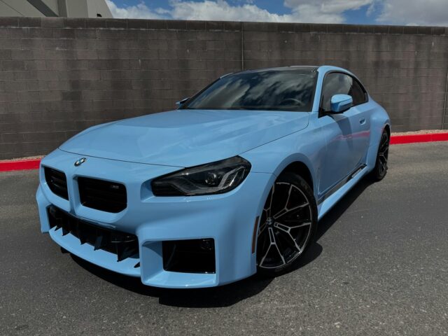 🏎️ Ultimate Driving Machine 🏎️
This 2024 @bmw M2 underwent our Full-Frontal Coverage option of @xpel Ultimate Plus .10mm Paint Protection Film. This Film coverage protects against Rock-Chips and Scratches where it’s needed most.
This customer also opted for our paint correction and ceramic coating. Starting with a chemical pre-rinse to decontaminate the painted surface. Next we clay bar the paint for an exfoliation treatment. Our team then wraps up the correction with a mild cut compound providing a color refining polish for a combined ~60% defect removal and ~100% gloss enhancement. The last step is a @feynlab ceramic ultra base coat applied to all body panels, plastic and painted trim backed by a 5-year warranty.
Looking to add protection to your vehicle?
Call or DM us today to book your Paint Protection Film Appointment!
Az Auto Aesthetics
7613 E Ray Rd #114, Mesa, AZ
85212
Open:
M-F 8:30 to 6 pm
Sat 9 to 2 pm
https://wedetailaz.com
📞(480) 241-9324
#bmw #m2 #xpelultimateplus #feynlab