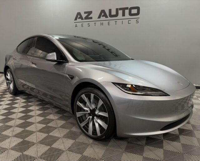 🤖Built for the future. Protected for reality.🛡️

This Tesla Model 3 Highland underwent our Paint Correction & Ceramic Coating, restoring optical clarity and removing micro-defects from the factory finish. The surface was then sealed with @feynlab Ceramic Ultra V2, delivering intense gloss, deep slickness, and durable ceramic protection against Arizona sun and daily wear.

To shield the highest-impact zones, we installed our Full-Front Paint Protection Film package using @xpel Ultimate Plus, covering the hood, bumper, fenders, headlights, and mirrors. This ensures superior resistance to rock chips, road debris, and premature wear — all while maintaining the Highland’s ultra-clean aesthetic.

Looking to protect your Tesla?

📞📲 Call or DM us today to setup your Protection Appointment!📞📲

Az Auto Aesthetics
7613 E Ray Rd #114, Mesa, AZ 85212
Open: M–F 8:30–6 PM | Sat 9–2 PM
https://wedetailaz.com
📞 (480) 241-9324

#tesla #teslamotors #teslahighland #xpelppf #feynlab #ceramiccoatings #ceramiccoat