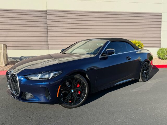 🔄Redefined for Preservation🔄
This 2026 BMW 440 Convertible came in to be handled from the paint up. We started with a full paint correction to refine the finish, then applied @feynlab Ceramic Ultra V2 for long-term gloss and protection.

From there, we wrapped the entire vehicle in our Full-Body Coverage using @xpel Ultimate Plus Paint Protection Film, preserving the corrected finish while adding real-world defense. Our team then followed up with our 5-Window + Windshield Ceramic Tint using @xpel XR Prime for heat rejection and comfort, then finished the build with powder coated wheels and painted brake calipers to tighten up the details.

Looking to fully redefine and protect your vehicle?

📞📲 Call or DM us today to book your Paint Correction, Ceramic Coating, PPF, or Window Tint! 📞📲

Az Auto Aesthetics
7613 E Ray Rd #114, Mesa, AZ 85212
Open: M–F 8:30–6 PM | Sat 9–2 PM
https://wedetailaz.com
📞 (480) 241-9324

#bmw #bmw440 #xpel #feynlab
