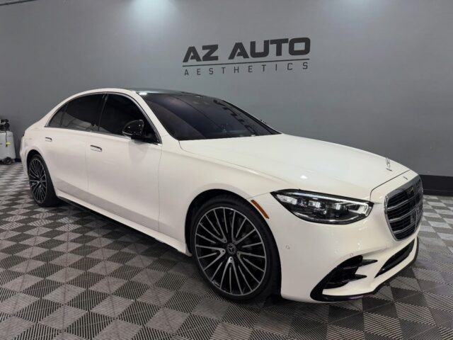 🛡️First Class, Real Protection 🛡️

This 2021 Mercedes-Benz S580 underwent our Full-Front Coverage Option of @xpel Ultimate Plus Paint Protection Film with added Track Pack Coverage, protecting the highest-impact areas from rock chips and road debris while preserving the factory finish.

The owner also opted for additional protection on the door cups, edge guards, door sills, and luggage guard to help prevent wear in the areas that see the most daily contact.

To complete the build, we installed our 5-Window + Windshield Ceramic Tint using @xpel XR Prime Plus, improving heat rejection, reducing glare, and keeping the cabin more comfortable year-round.

Looking to protect your luxury daily the right way?

📞📲 Call or DM us today to book your Paint Protection Film or Window Tint! 📞📲

Az Auto Aesthetics
7613 E Ray Rd #114, Mesa, AZ 85212
Open: M–F 8:30–6 PM | Sat 9–2 PM
https://wedetailaz.com
📞 (480) 241-9324

#xpel #ppf #ceramictint