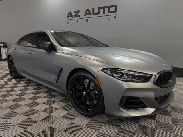 🕷️Stealth Mode: Activated🕷️
This BMW M850i Gran Coupe received our Full-Front Coverage using @xpel Stealth Paint Protection Film, giving the front end a satin finish while protecting the highest-impact areas from chips and road wear. The owner also opted for additional Rear Quarter and Rock Guard coverage, extending protection where debris tends to collect.

For comfort and privacy, we installed our 5-Window, Windshield, and Sunroof Ceramic Tint using @xpel XR Prime, improving heat rejection and reducing glare throughout the cabin.

To complete the build, we applied a Matte Ceramic Coating to enhance durability and maintenance of the satin finish, along with a Wheels-Off Ceramic Coating to protect the wheels and brake components from dust and buildup.

Looking to refine and protect your vehicle the right way?

📞📲 Call or DM us today to book your Paint Protection Film, Ceramic Coating, or Tint! 📞📲

Az Auto Aesthetics
7613 E Ray Rd #114, Mesa, AZ 85212
Open: M–F 8:30–6 PM | Sat 9–2 PM
https://wedetailaz.com
📞 (480) 241-9324

#m850i #bmwm #xpel