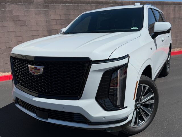 🛡️Luxury Worth Protecting🛡️

This 2026 Cadillac Escalade underwent our Full-Front Coverage Option of @xpel Ultimate Plus Paint Protection Film, protecting the front end from rock chips, road debris, and everyday wear while preserving the factory finish underneath.

With its commanding presence and expansive front end, the Escalade has plenty of painted surface exposed to the road. Our Full-Front Coverage Option helps keep those high-impact areas protected without changing the vehicle’s appearance.

Whether it’s daily commuting, family road trips, or long highway miles, this Escalade is ready to take on the road while keeping its finish looking its best.

📞📲 Call or DM us today to book your Paint Protection Film install!

Az Auto Aesthetics
7613 E Ray Rd #114, Mesa, AZ 85212
Open: M–F 8:30–6 PM | Sat 9–2 PM
https://wedetailaz.com
📞 (480) 241-9324