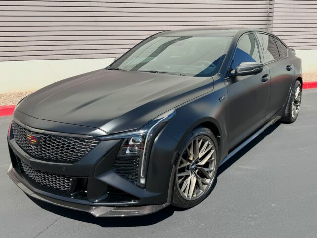 🕷️Blackwing, Rewritten in Stealth.🕷️

This CT5-V Blackwing came in for a full transformation. We installed our Full-Body Coverage Option of @xpel Stealth Paint Protection Film, giving the entire vehicle a satin finish while protecting every panel from daily wear.

To tighten up the details, we painted the brake calipers and followed it with a Wheels-Off + Brake Caliper Ceramic Coating using @feynlab Ceramic Ultra v2, helping manage heat, brake dust, and long-term maintenance. The vehicle was then finished with a ceramic top coat to support the satin finish and make upkeep easier.

Inside the cabin, we applied our 5-Window + Windshield Ceramic Tint using @xpel XR Prime, improving heat rejection, reducing glare, and keeping the interior more comfortable.

Looking to transform and protect your performance build the right way?

📞📲 Call or DM us today to book your Paint Protection Film, Ceramic Coating, or Window Tint! 📞📲

Az Auto Aesthetics
7613 E Ray Rd #114, Mesa, AZ 85212
Open: M–F 8:30–6 PM | Sat 9–2 PM
https://wedetailaz.com
📞 (480) 241-9324

#xpelstealth #feynlab #cadillac