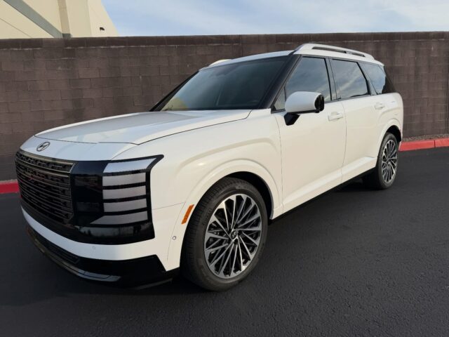🛡️Protection Before the Miles🛡️
This Hyundai Palisade came in for our Full-Front Coverage using @xpel Ultimate Plus Paint Protection Film, protecting the most exposed areas from rock chips, road debris, and everyday miles.

To sharpen the look, the owner also opted for a chrome delete, giving the Palisade a cleaner, more modern appearance. We finished the job with @xpel Windshield Protection Film, helping defend the glass from pitting and impact damage on the highway.

Looking to protect your daily driver the right way?

📞📲 Call or DM us today to book your Paint Protection Film or Windshield Protection! 📞📲

Az Auto Aesthetics
7613 E Ray Rd #114, Mesa, AZ 85212
Open: M–F 8:30–6 PM | Sat 9–2 PM
https://wedetailaz.com
📞 (480) 241-9324
