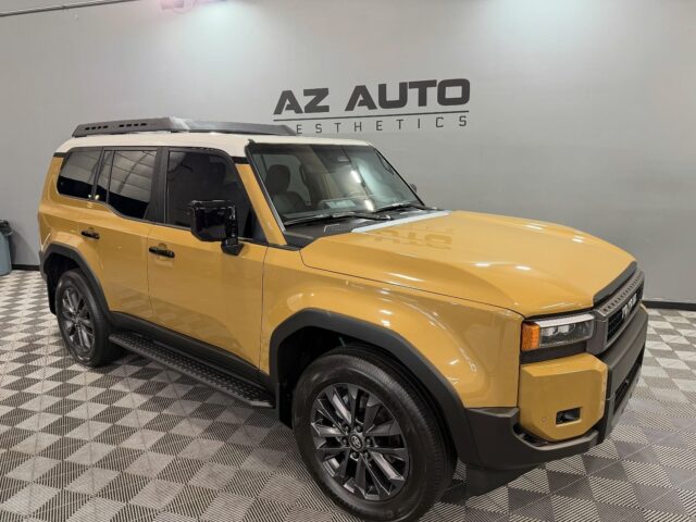 🏜️Ready for the Wild, Protected for the Road🛣️

We began this Land Cruiser’s protection journey with a full Paint Correction, restoring depth and removing factory imperfections. The finish was then sealed with @feynlab Ceramic Ultra V2, delivering extreme gloss, hydrophobic performance, and long-term durability.

To protect the areas that take the most impact, we installed our Full-Front Paint Protection Film package using @xpel Ultimate Plus, covering the bumper, hood, fenders, headlights, and mirrors.
For enhanced off-road defense, we added PPF coverage to the A-Pillars and Roof Line — a must-have for Arizona driving, overlanding, and preventing trail rash.

The result:
A Land Cruiser ready for adventure, but finished like a luxury build.

Looking to protect your ride?

📞📲 Call or DM us today to book your vehicle for our Protection Services!📞📲

Az Auto Aesthetics
7613 E Ray Rd #114, Mesa, AZ 85212
Open: M–F 8:30–6 PM | Sat 9–2 PM
https://wedetailaz.com
📞 (480) 241-9324

#toyotalandcrusier #landcruiser #xpel #xpelppf #ceramiccoatings #feynlab #paintcorrection