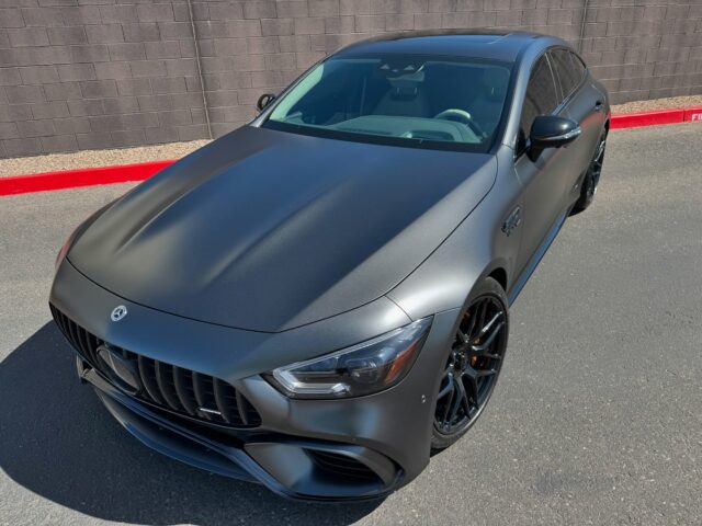 🥷 Stealth mode: Engaged 🏎️
This @mercedesbenz GT63S underwent our Full-Frontal Coverage option of @xpel Ultimate Plus “stealth “.8mm Paint Protection Film. This Film coverage protects against Rock-Chips and Scratches where it’s needed most.
Looking to add similar protection to your vehicle?
Call or DM us today to book your Paint Protection Film Appointment!
Az Auto Aesthetics
7613 E Ray Rd #114, Mesa, AZ
85212
Open:
M-F 8:30 to 6 pm
Sat 9 to 2 pm
https://wedetailaz.com
📞(480) 241-9324
#xpelultimateplus #stealth #mercedes #gt63s